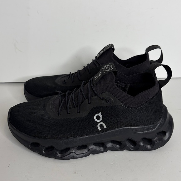 Loewe x On Running Cloudtilt Sneakers Womens 6 All Black Knit Running Shoes - Picture 3 of 15